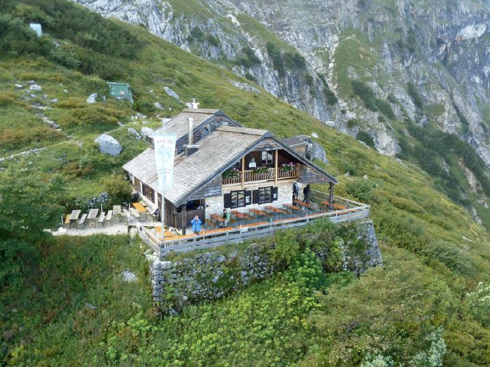Die Toni Lenz Hütte am Untersberg...